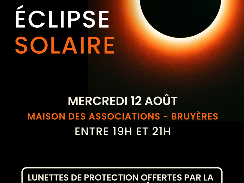 La tête dans la lune Éclipse solaire Maison des associations (relais de la cité) Bruyères
