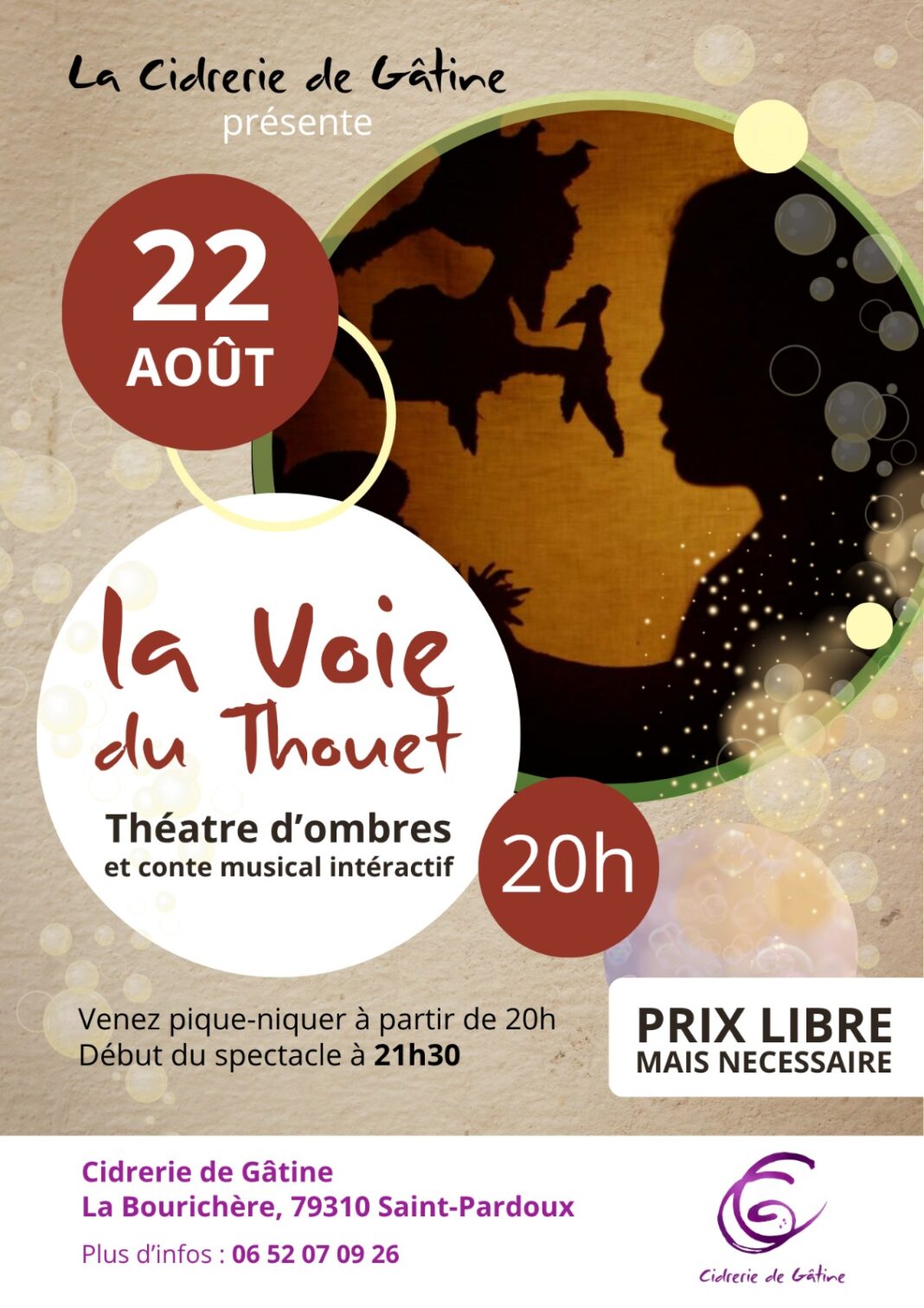 La Voie du Thouet Théâtre d’ombres chinoises Saint-Pardoux-Soutiers