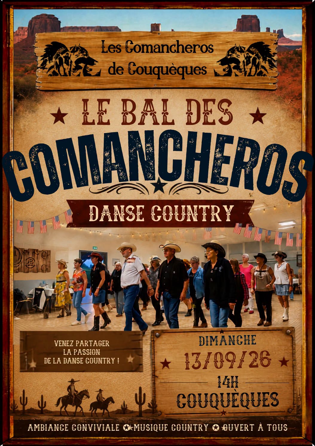 Le Bal des Comancheros Couquèques