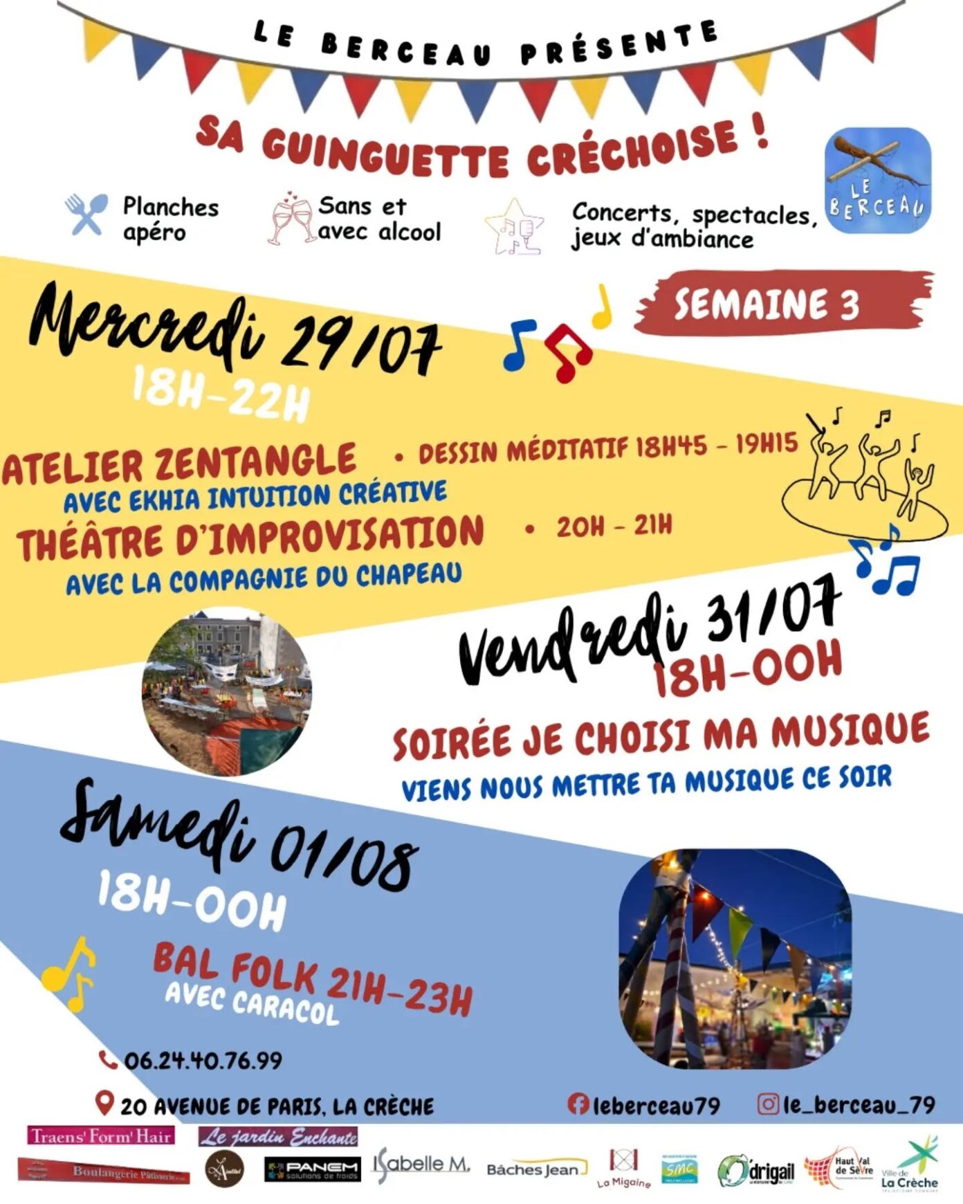 Le Berceau Guinguette La Crèche