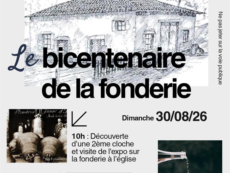 Le bicentenaire de la fonderie Mont-devant-Sassey
