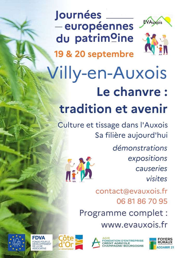 Le chanvre: tradition et avenir, Villy-en-Auxois 21350, Villy-en-Auxois