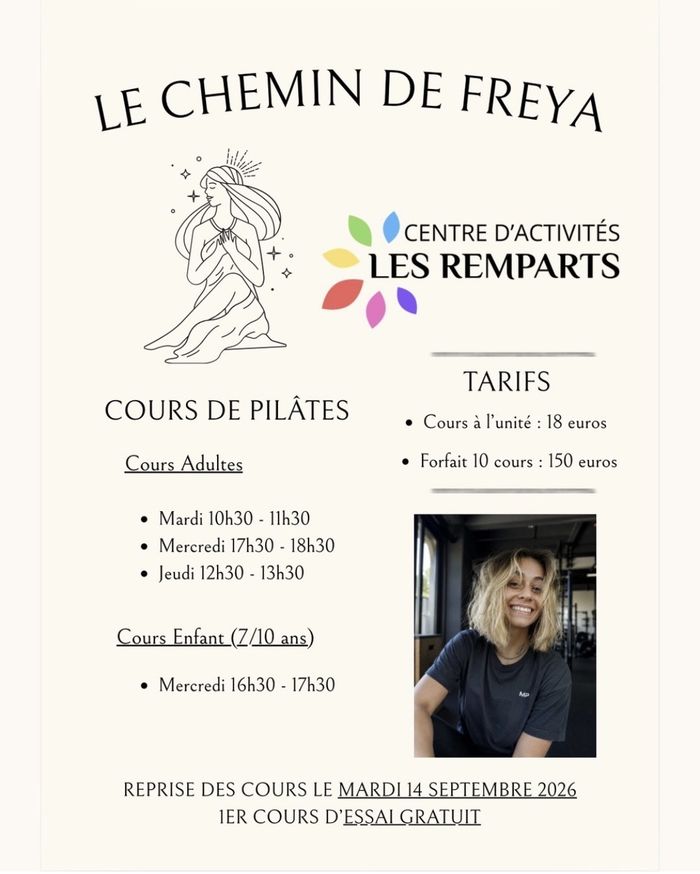 Le chemin de Freya – Cours de pilâtes, 332 boulevards des remparts, Draguignan