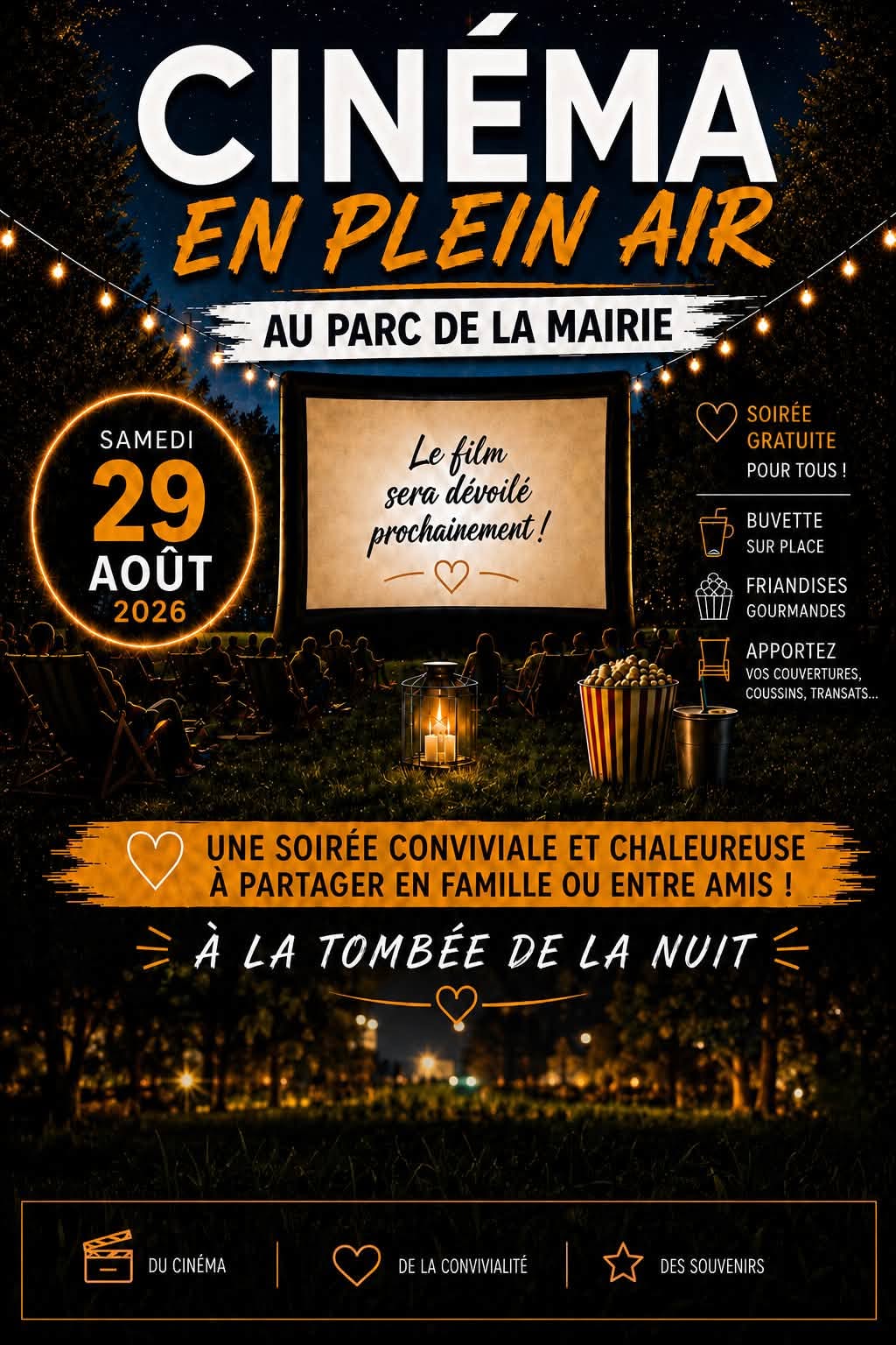 Le cinéma prend l&rsquo;air  Saint-Germain-les-Vergnes