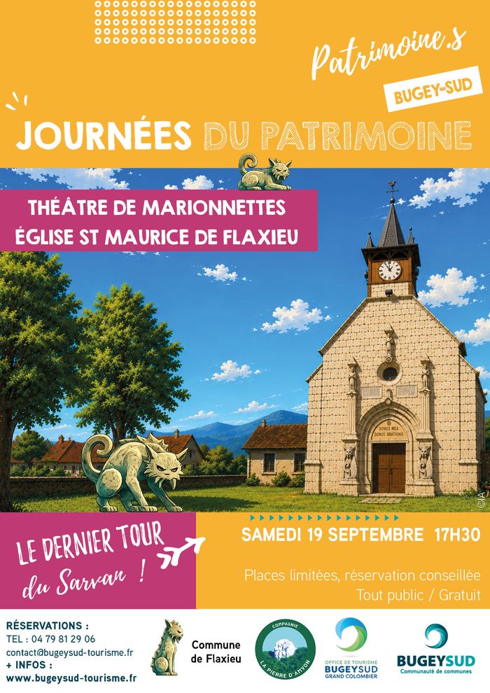 Le dernier tour du Sarvan, Église Saint-Maurice, Flaxieu