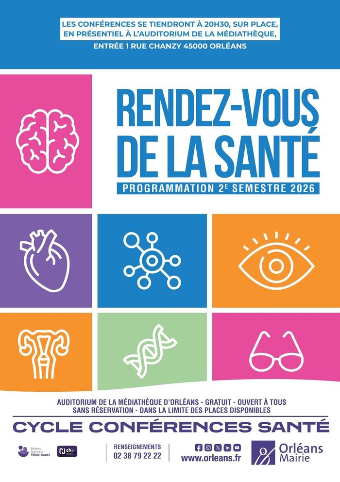 Le deuil et la santé, Auditorium de la Médiathèque Gambetta – Marcel Reggui, Orléans