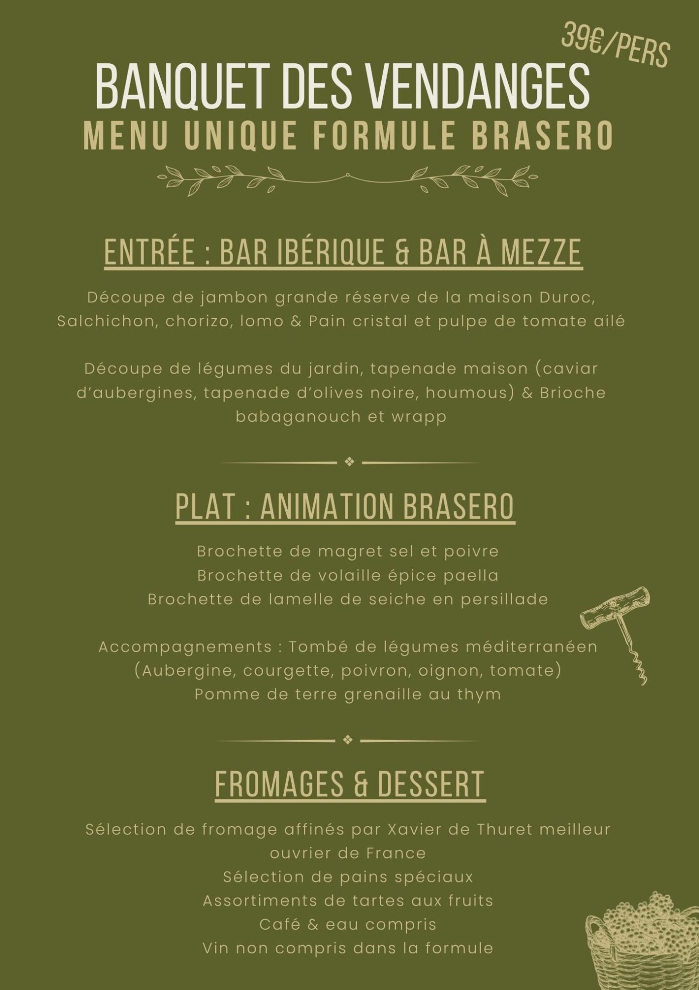 LE GRAND BANQUET DES VENDANGES Aniane