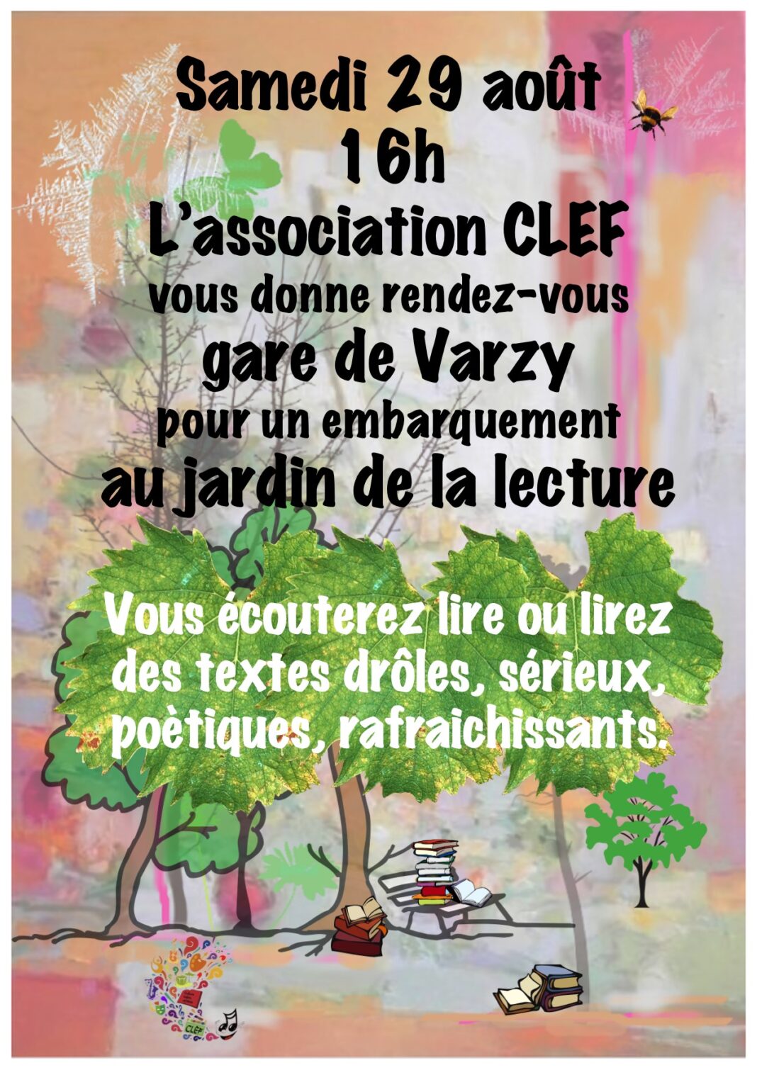 Le Jardin de la Lecture par l’association CLEF Gare de Varzy Varzy