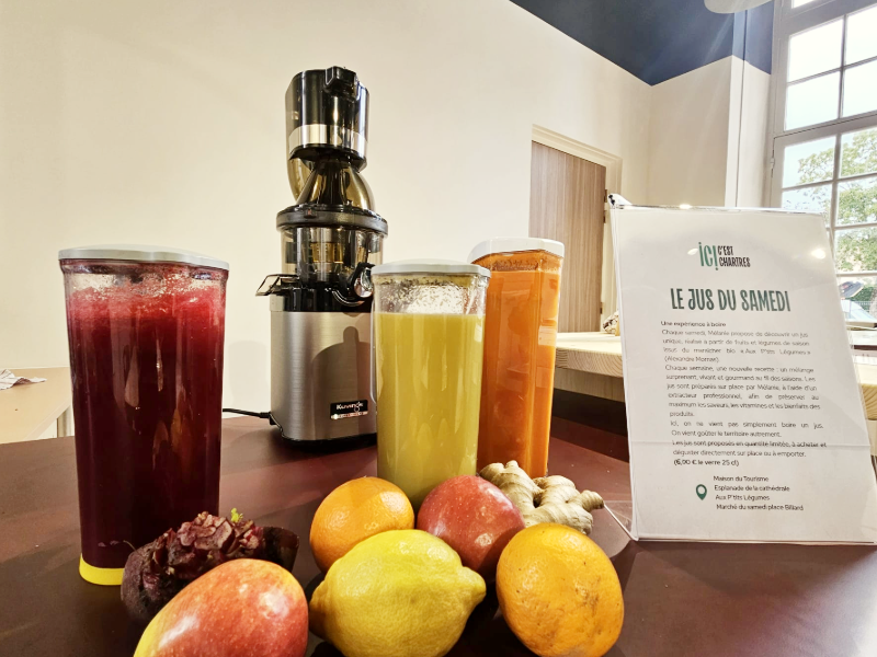 Le jus du week-end une expérience à boire Chartres