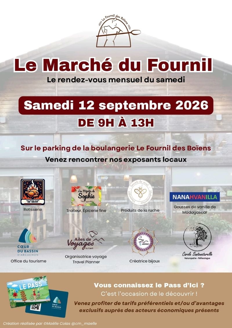 Le marché du Fournil Parking du Fournil des Boïens Biganos