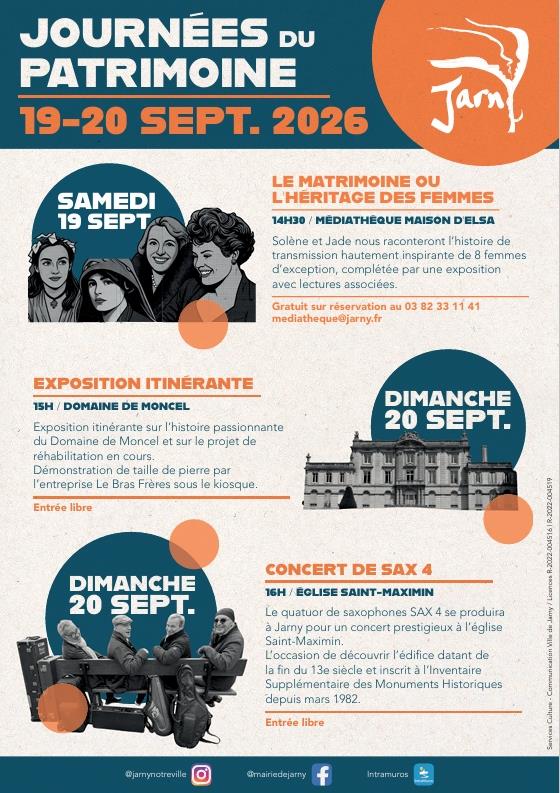 Le Matrimoine Journées du patrimoine La Médiathèque Maison d&rsquo;Elsa Jarny