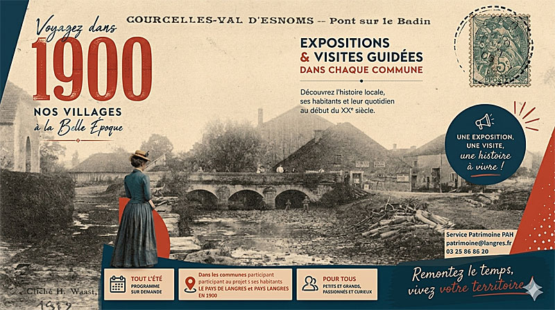 Le Pays de Langres en 1900 Visites-flash à Courcelles-Val-d’Esnoms Le Val-d’Esnoms