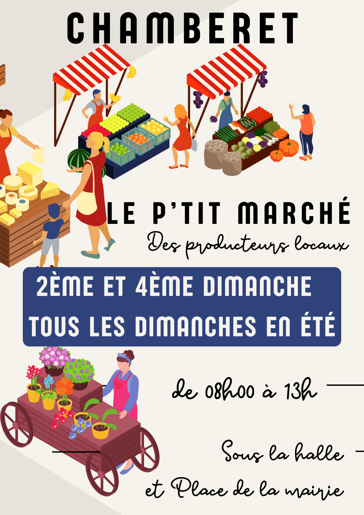 Le petit marché  Chamberet