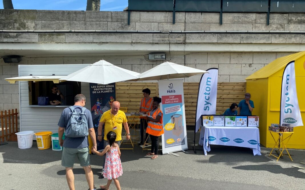 Le Point Rencontre Propreté à votre service sur Paris Plages