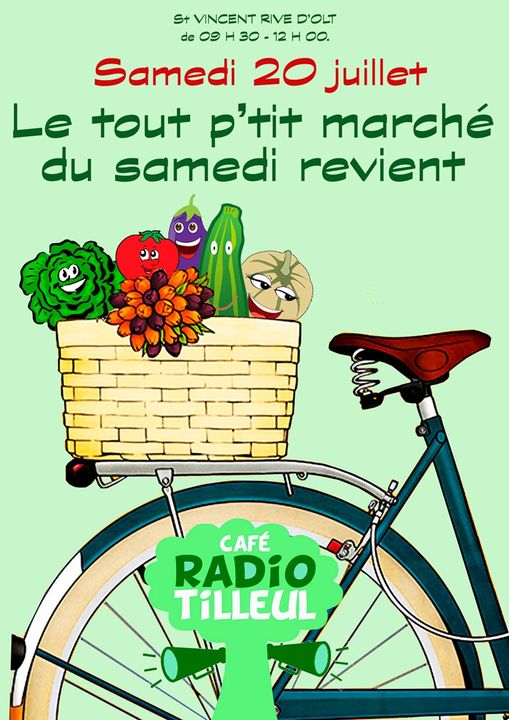 Le P’tit Marché du Samedi Saint-Vincent-Rive-d’Olt