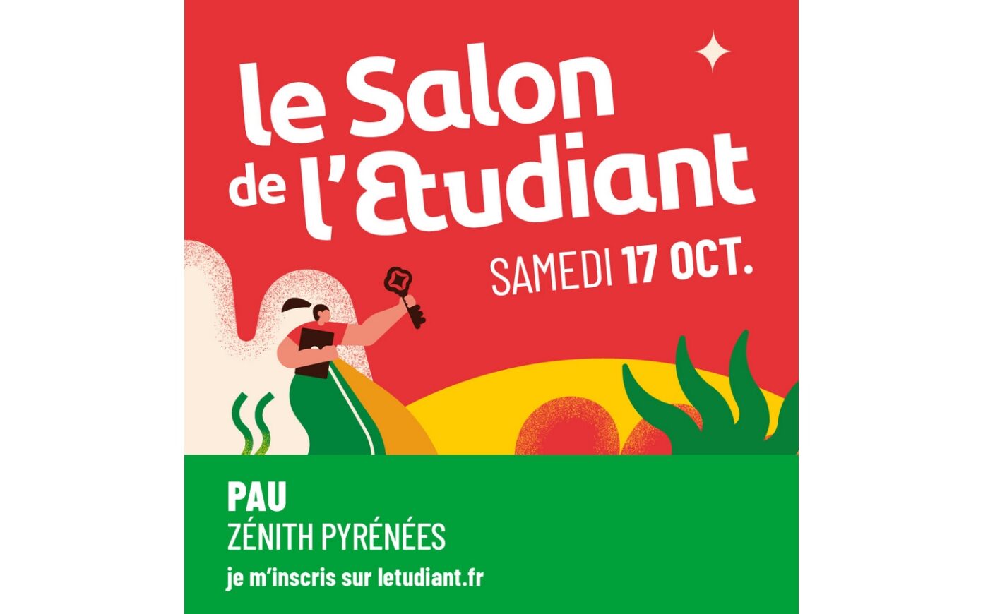 Le Salon de l’Etudiant à Pau Zénith Pyrénées Pau