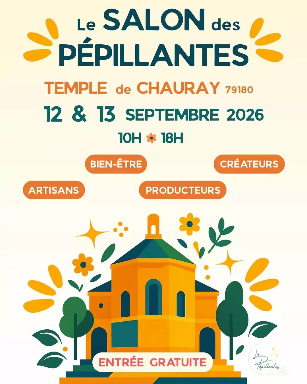 Le salon des Pépillantes à Chauray 60 Rue du Temple Chauray 2026-09-12