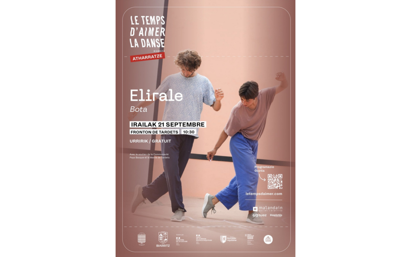 Le temps d’Aimer la danse Elirale  Tardets-Sorholus