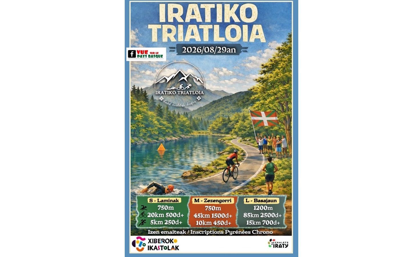 Le triathlon d’Iraty Larrau