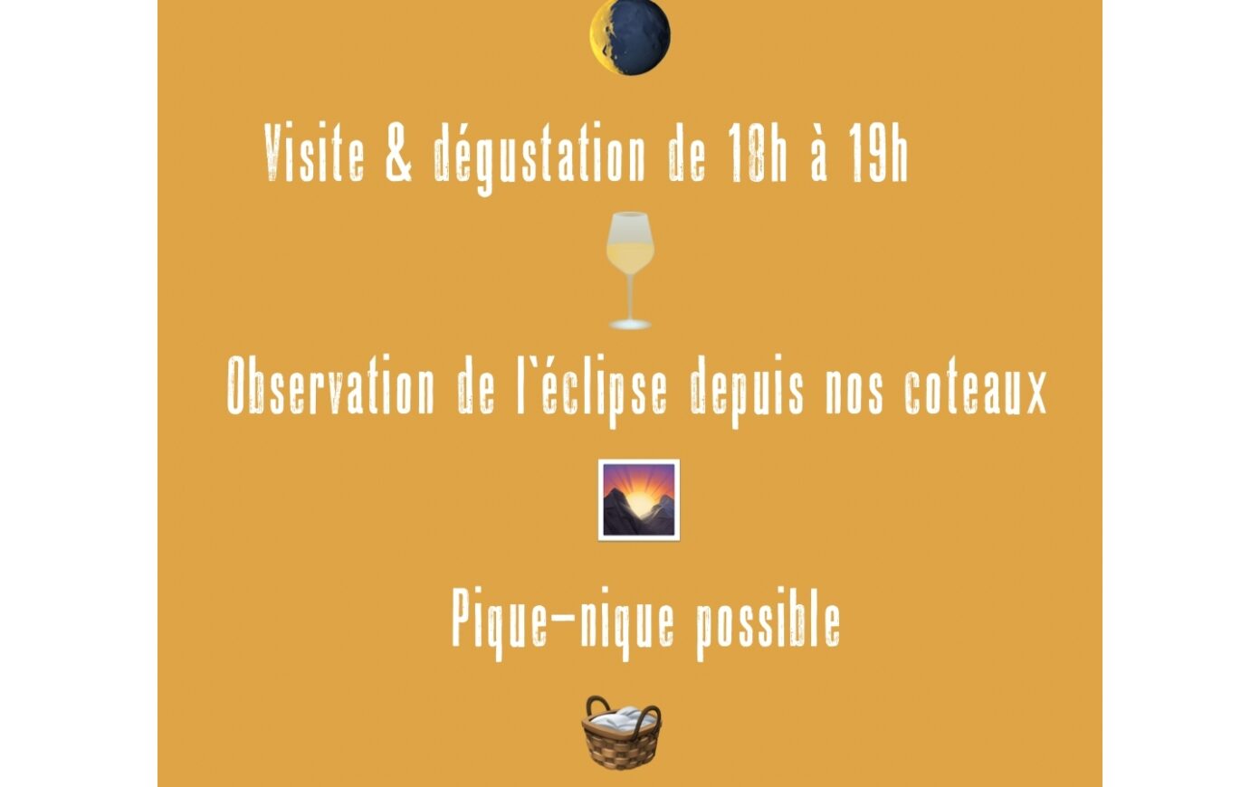 L’Eclipse depuis les coteaux du Clos Lapeyre CLOS LAPEYRE Jurançon
