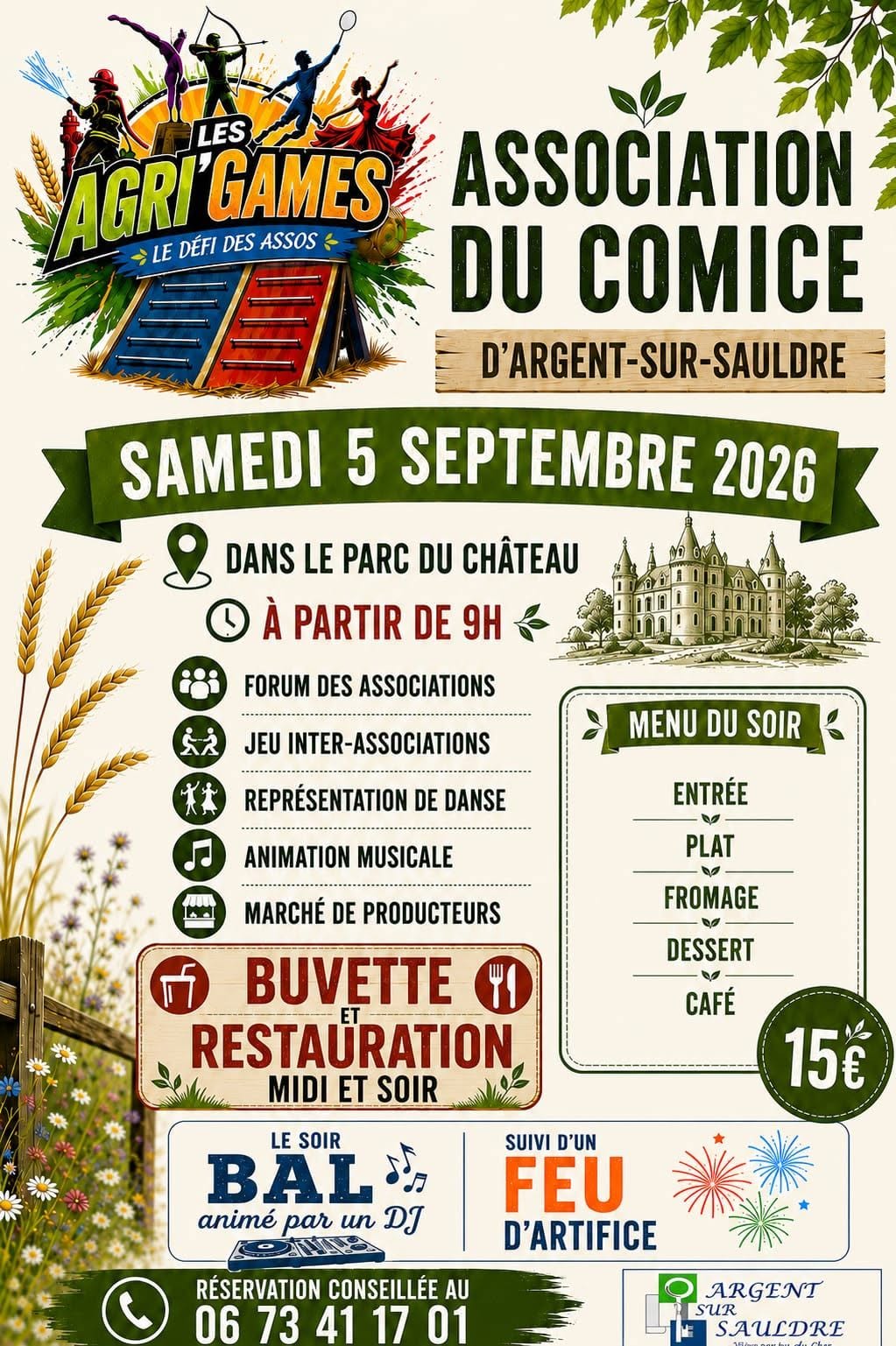 Les agri’games le défi des assos Argent-sur-Sauldre