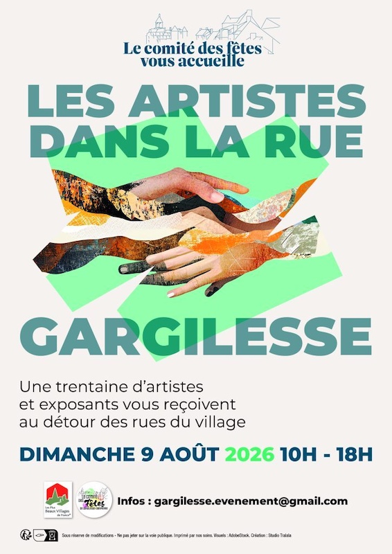 Les artistes dans la rue Gargilesse-Dampierre