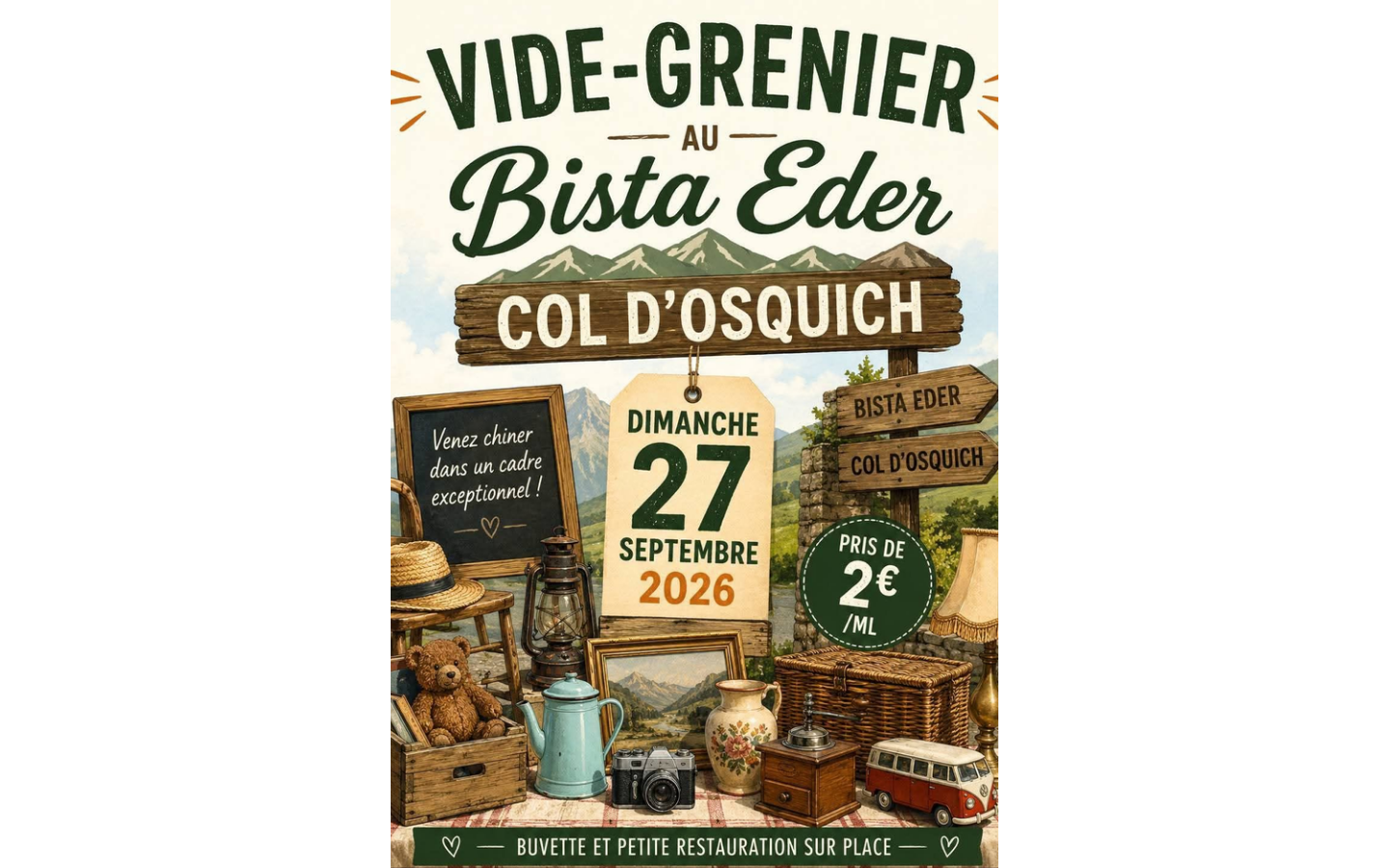 Les ateliers du Chaudron vide-greniers 5652 Oskaxeko bidea Musculdy 2026-09-27