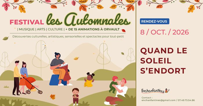 Les Automnales d’Enchanfantines 2026 – Spectacle « Quand le soleil s’endort », Salle Saint René, Orvault