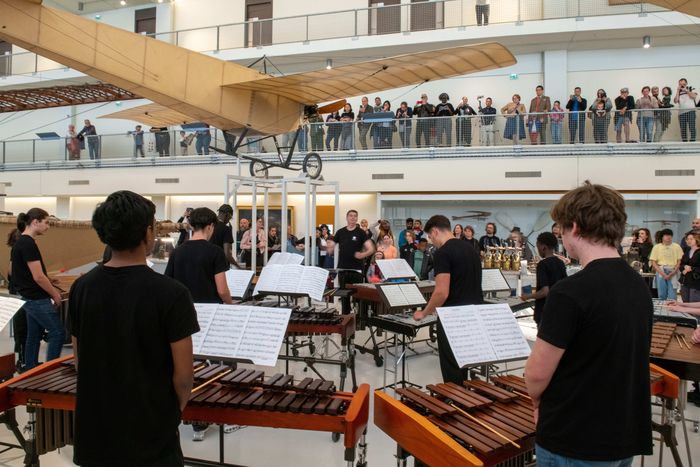 Les « concerts-voyages » des ensembles de percussion du Conservatoire de Drancy, Musée de l’Air et de l’Espace, Le Bourget