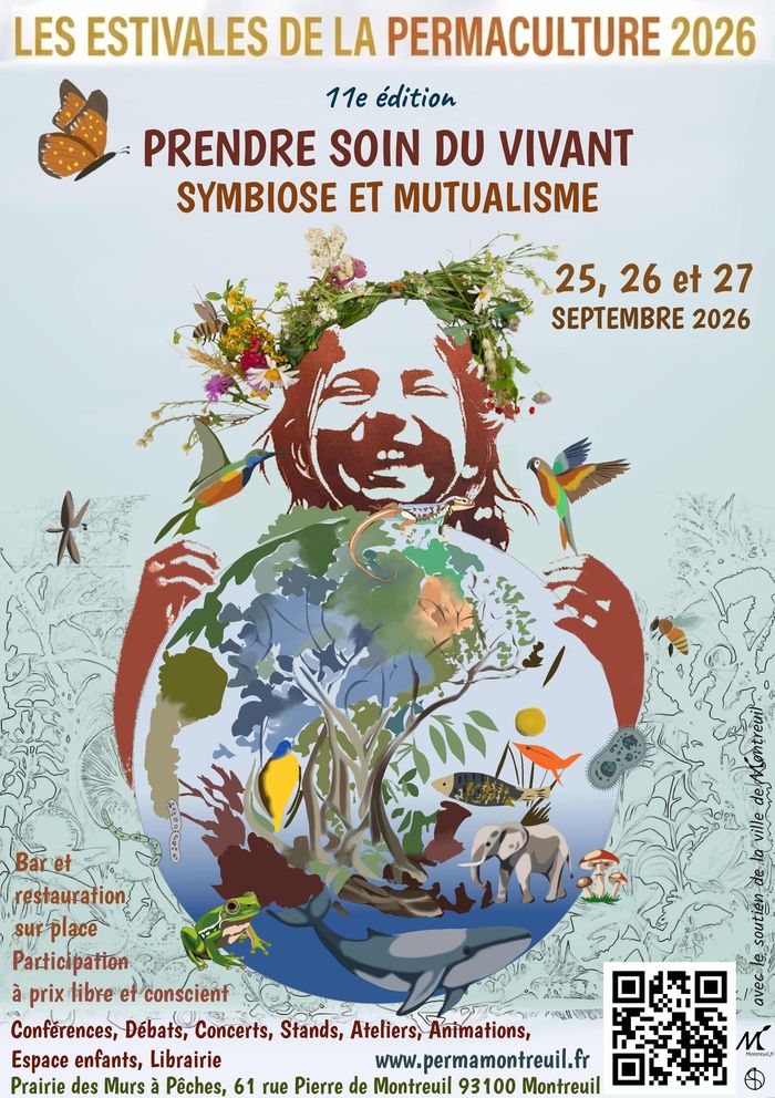 Les Estivales de la Permaculture 25, 26 et 27 septembre 2026 à Montreuil (93100), Prairie des Murs à Pêches, Montreuil