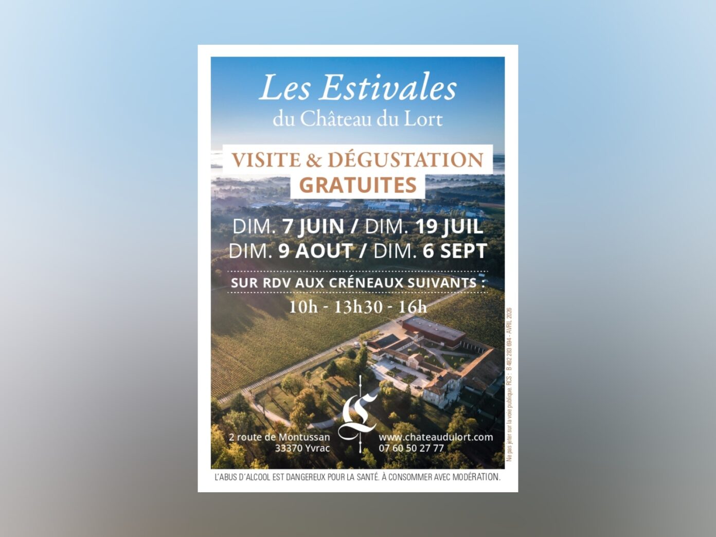 Les Estivales du Château du Lort Château du Lort Yvrac
