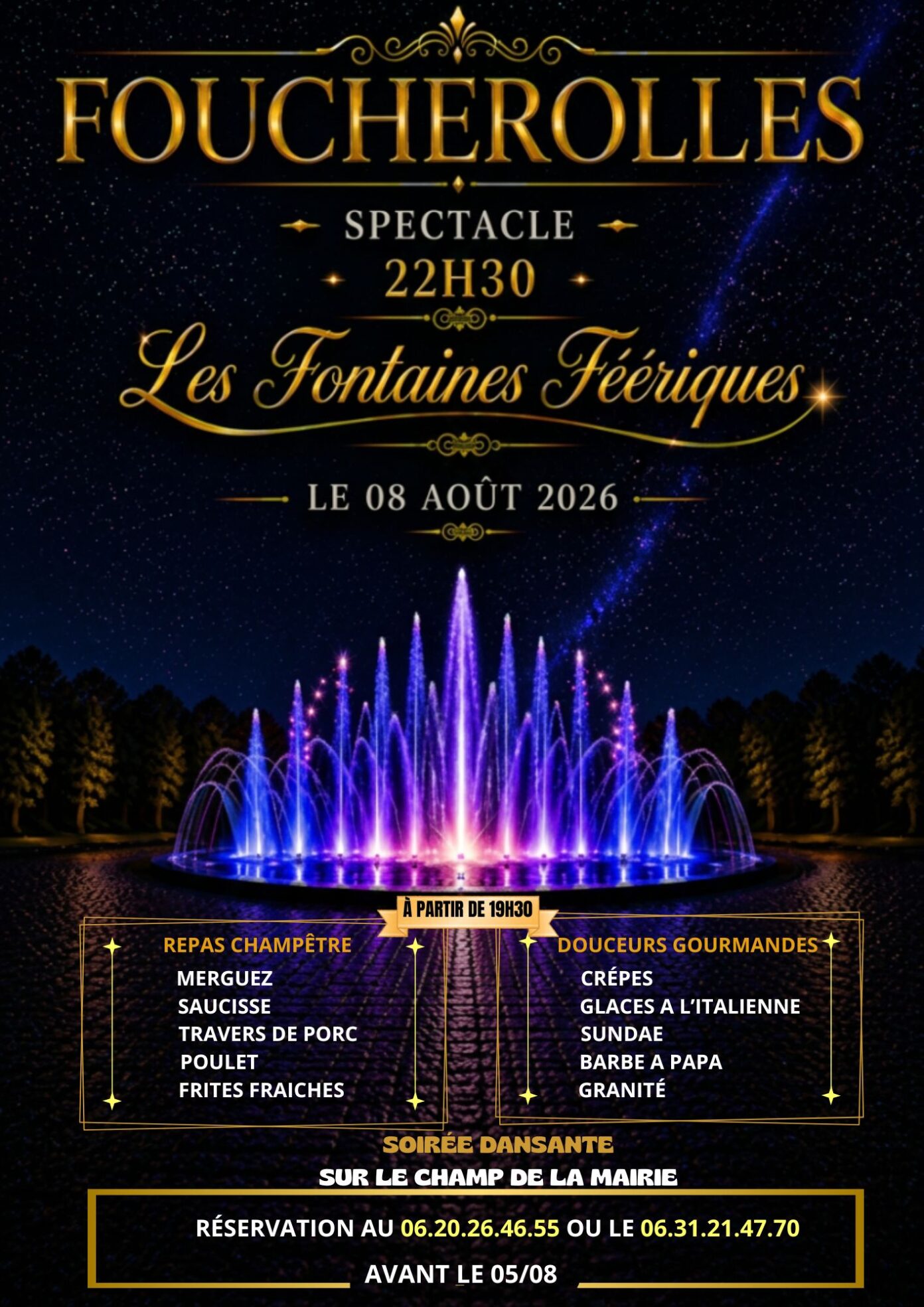 Les Fontaines Féériques  Foucherolles