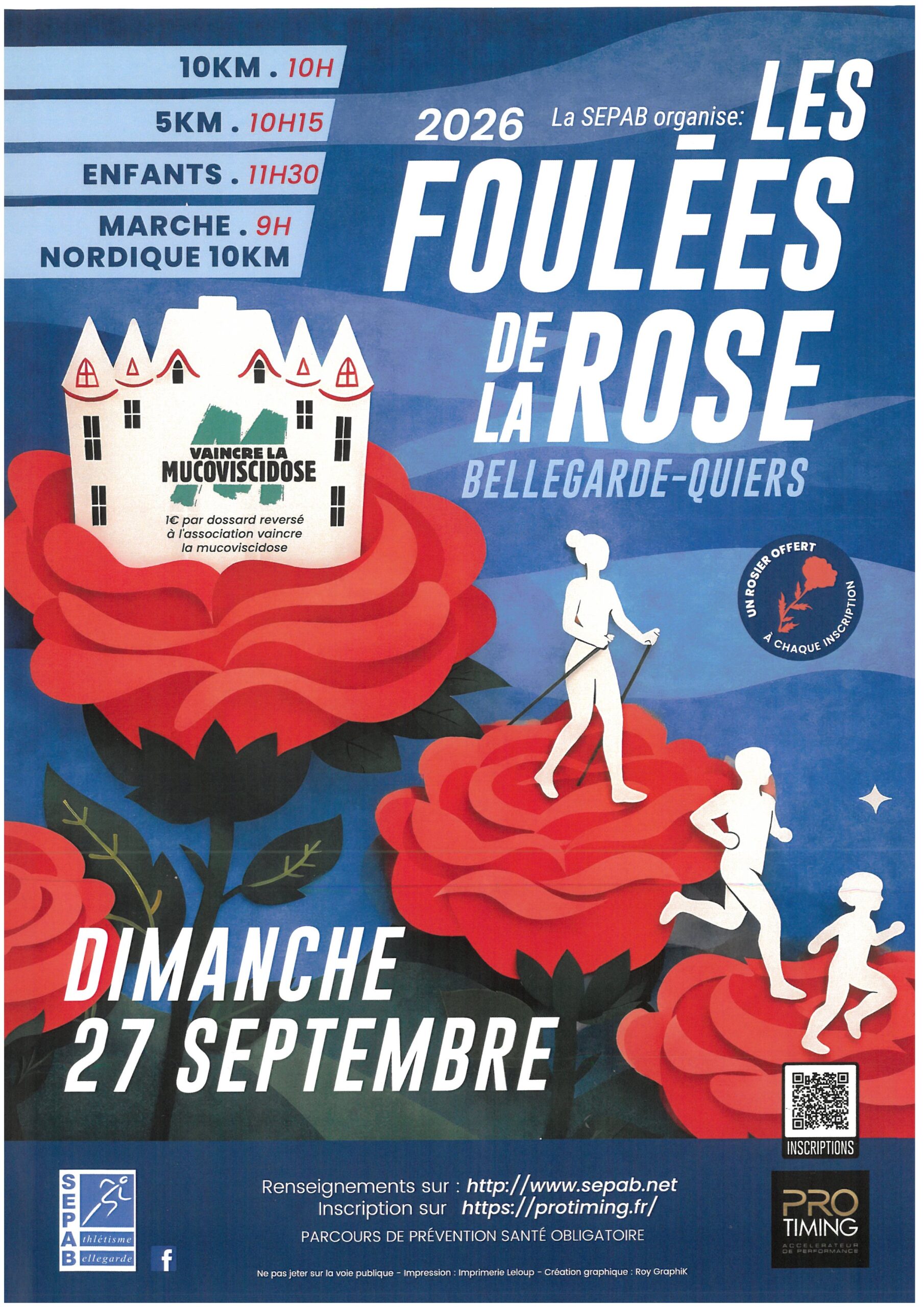 Les Foulées de la Rose  Bellegarde 2026-09-27