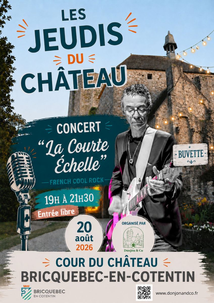 Les jeudis du château Concert cour du château Bricquebec-en-Cotentin