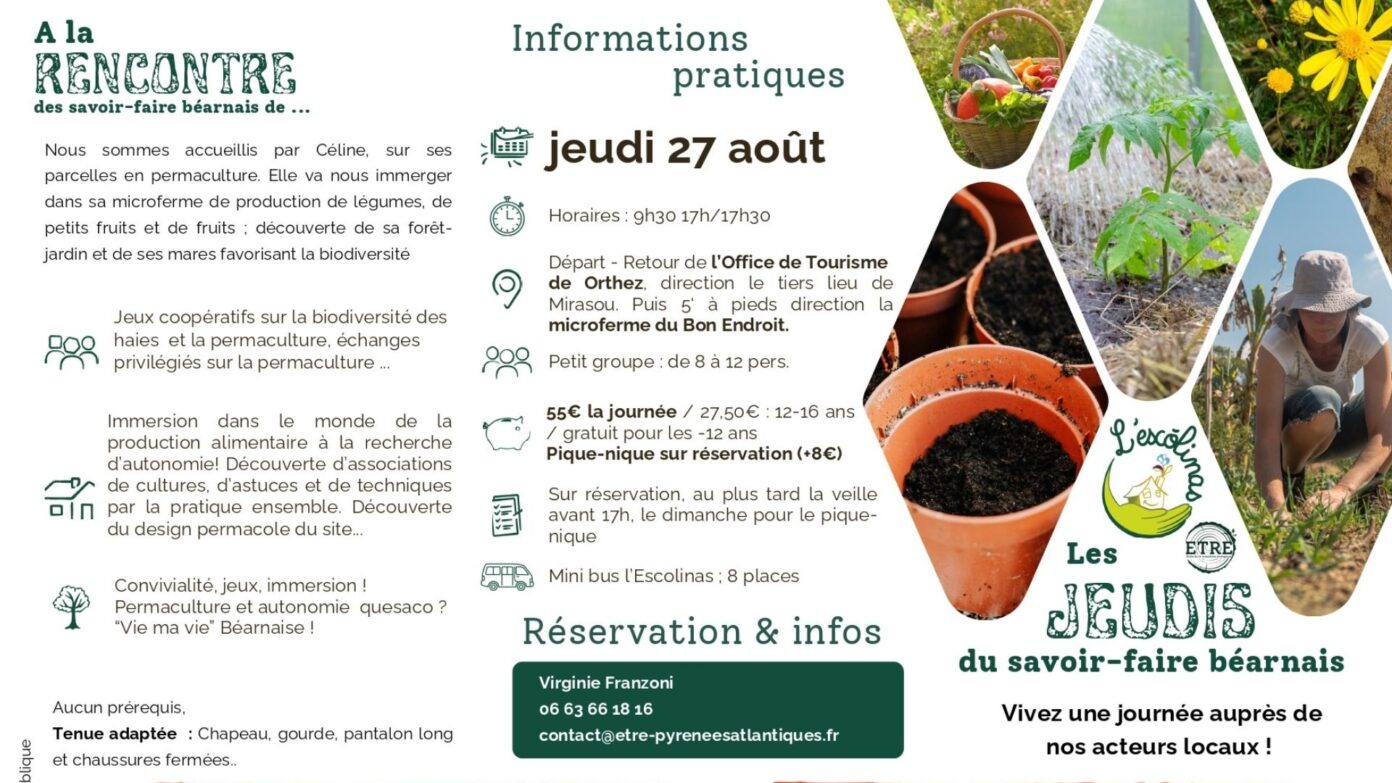 Les jeudis du savoir faire Béarnais Association Mirasou Loubieng