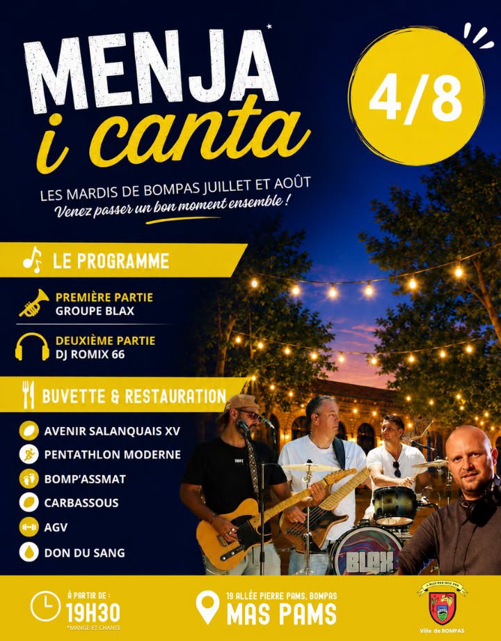 LES MARDIS DE BOMPAS MENJA I CANTA Bompas