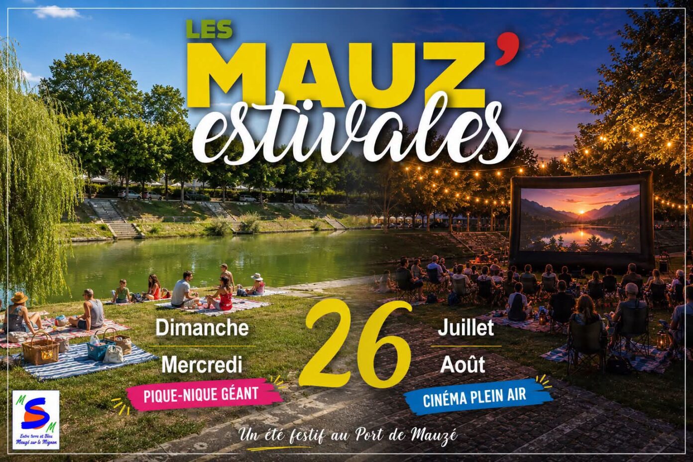 Les Mauz’Estivales Cinéma en plein air à Mauzé-sur-le-Mignon  Mauzé-sur-le-Mignon