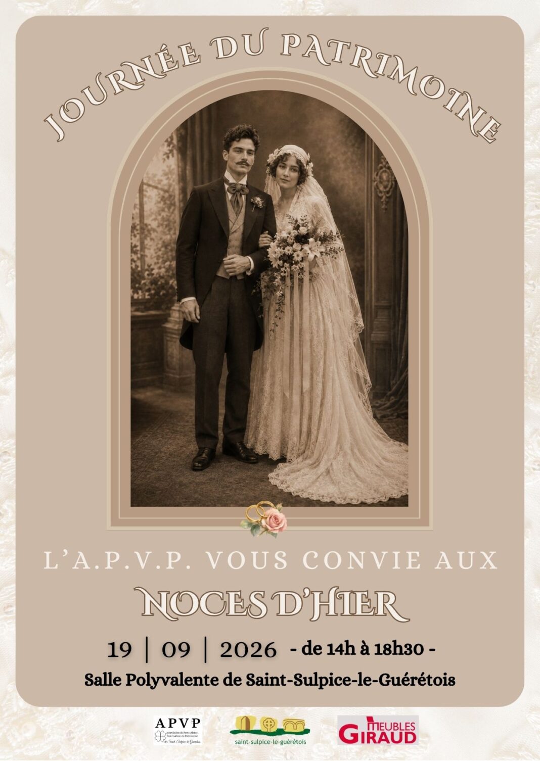Les Noces d’hier Salle André Bourliaud Saint-Sulpice-le-Guérétois
