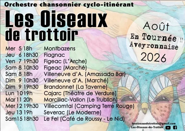 Les oiseaux de trottoir Montbazens