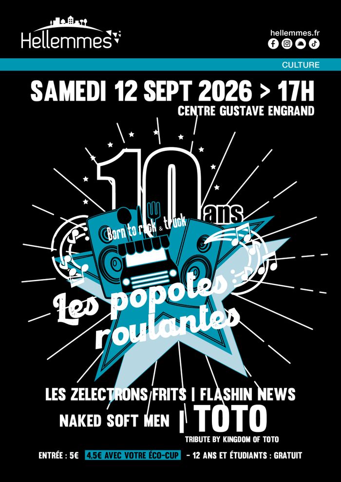 Les Popotes Roulantes fêtent leurs 10 ans ! Centre Gustave Engrand Hellemmes