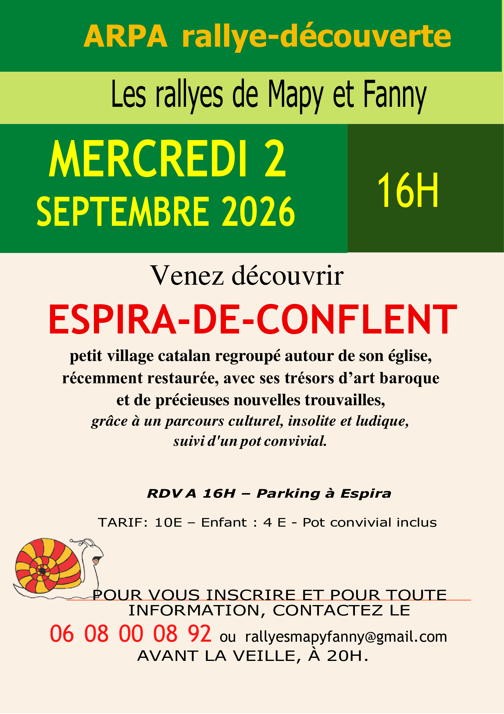LES RALLYES DE MAPY ET FANNY ESPIRA-DE-CONFLENT Espira-de-Conflent 2026-09-02