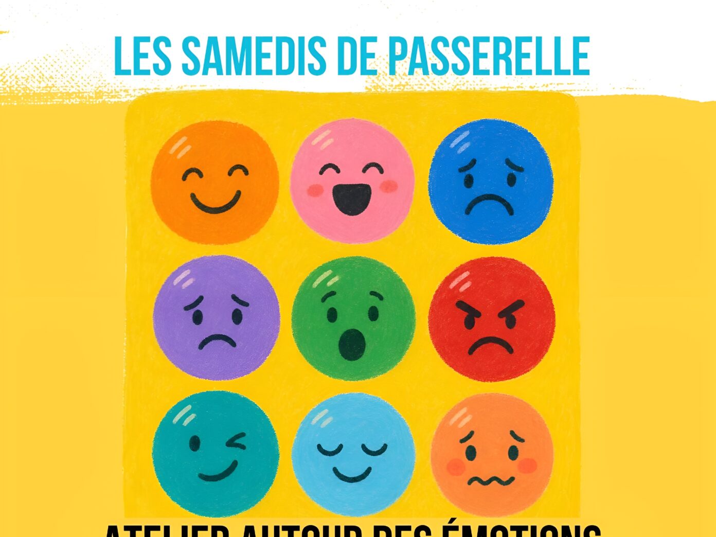 Les samedis de passerelle atelier autour des émotions Association Passerelle Monségur
