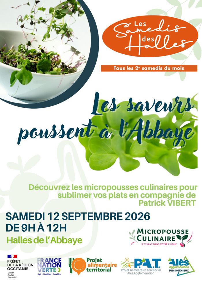 Les Samedis des Halles Halles de l'Abbaye Alès