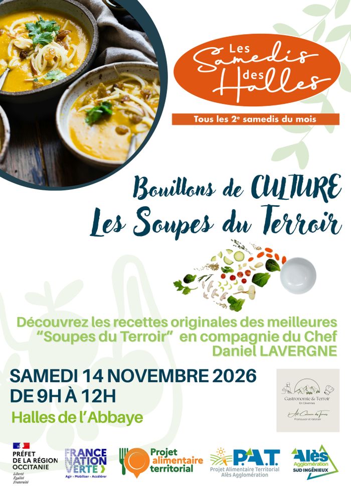 Les Samedis des Halles Halles de l'Abbaye Alès