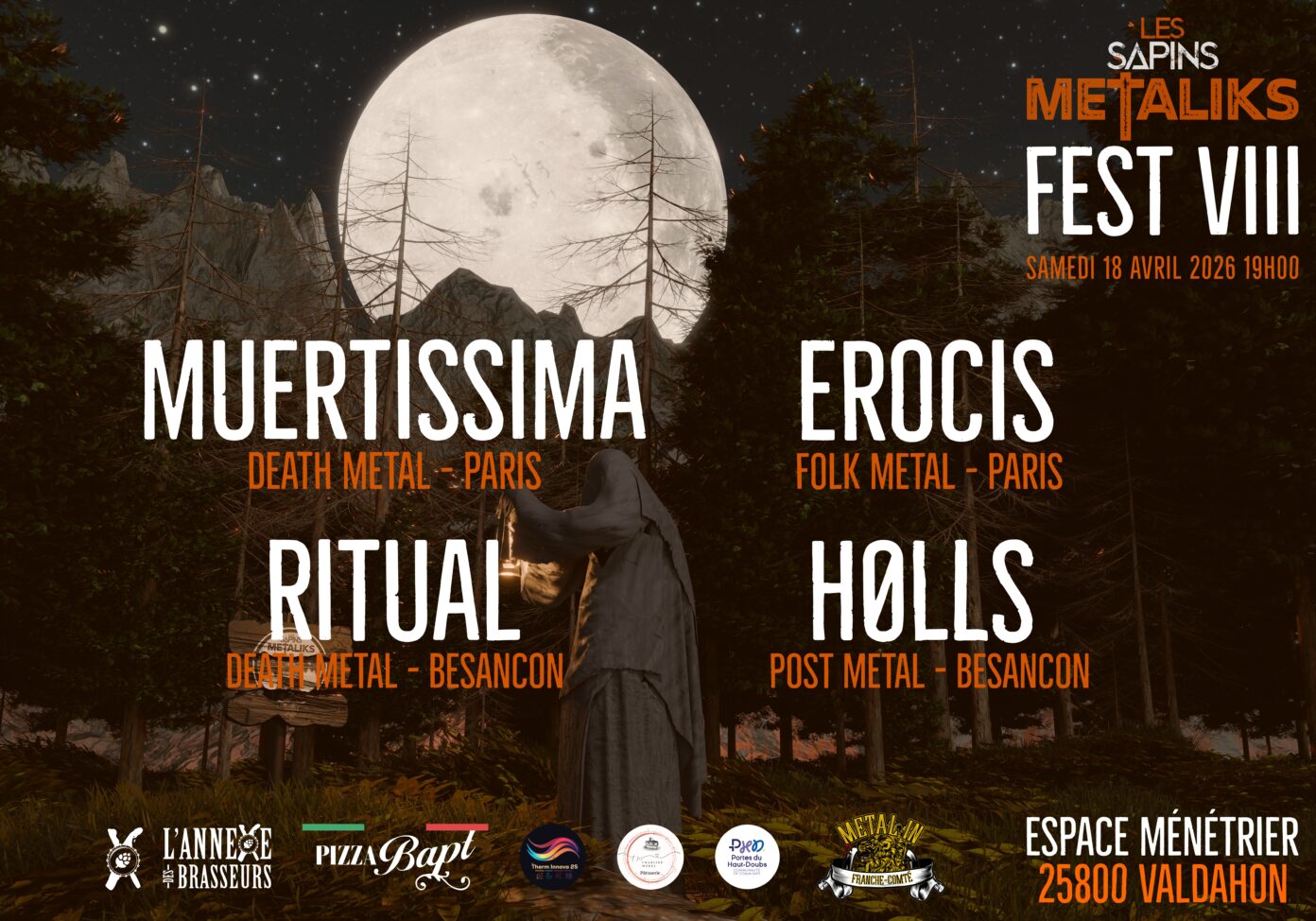 Les Sapins Metaliks Fest VIII Espace Ménétrier Valdahon