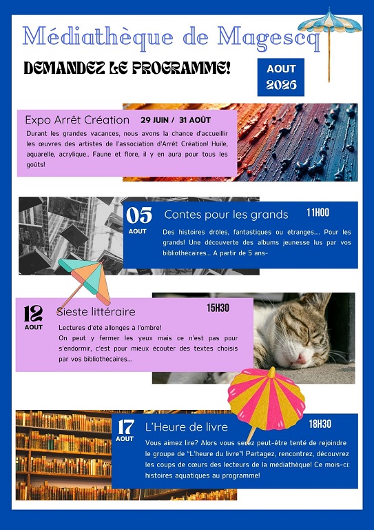 L’heure du livre Médiathèque de Magescq Magescq