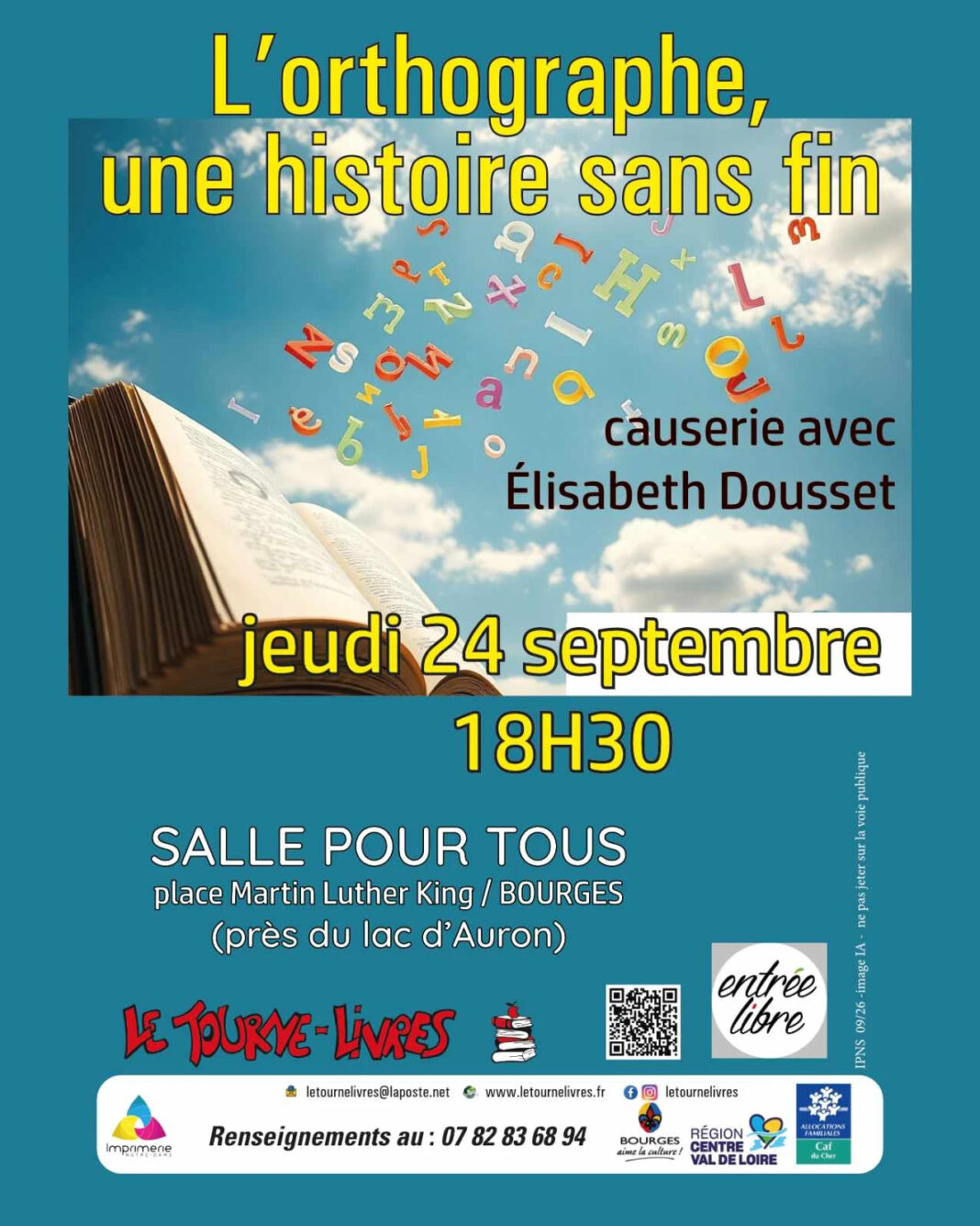 L’orthographe, une histoire sans fin Bourges