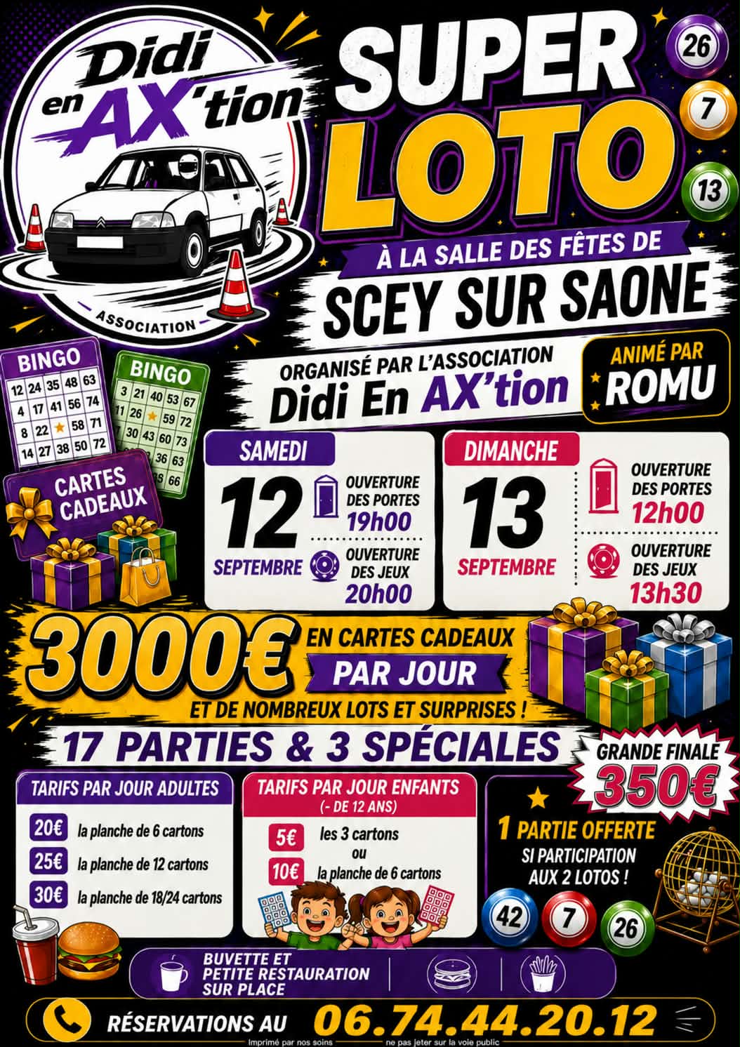 Loto Salle des fêtes de Scey-Sur-Saône Scey-sur-Saône-et-Saint-Albin