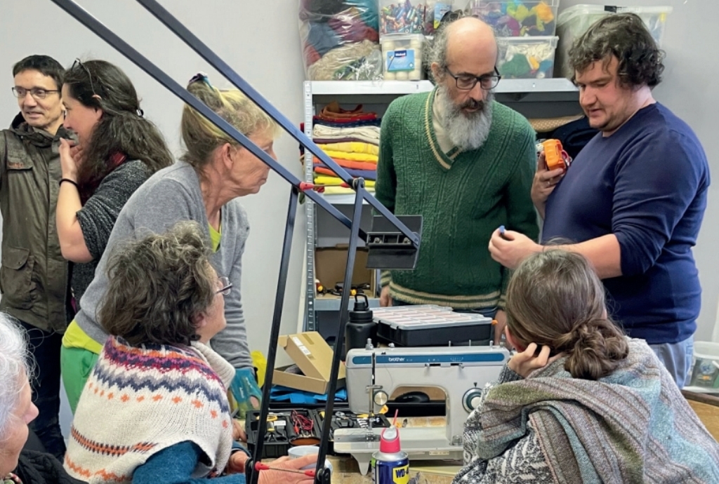 Lulu la coussacoise Repair café Coussac-Bonneval