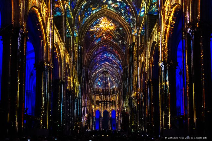 Luminiscence Lille #2 – L’Odyssée Céleste, Cathédrale Notre Dame de la Treille, Lille